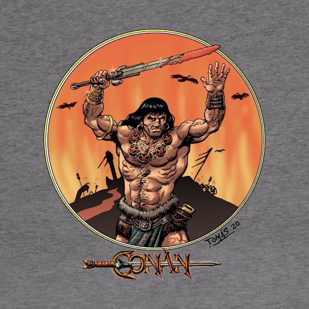 Barbarian by Tomas Aranda T-Shirts